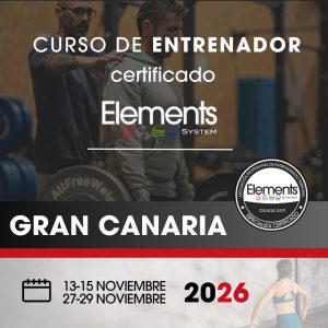 curso de entrenador certificado elements system gran canaria noviembre 2026