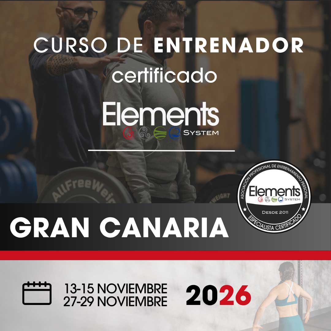 curso de entrenador certificado elements system gran canaria noviembre 2026